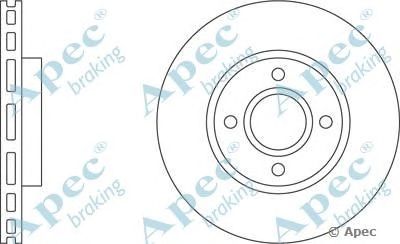 APEC BRAKING dsk685 -  Тормозной диск